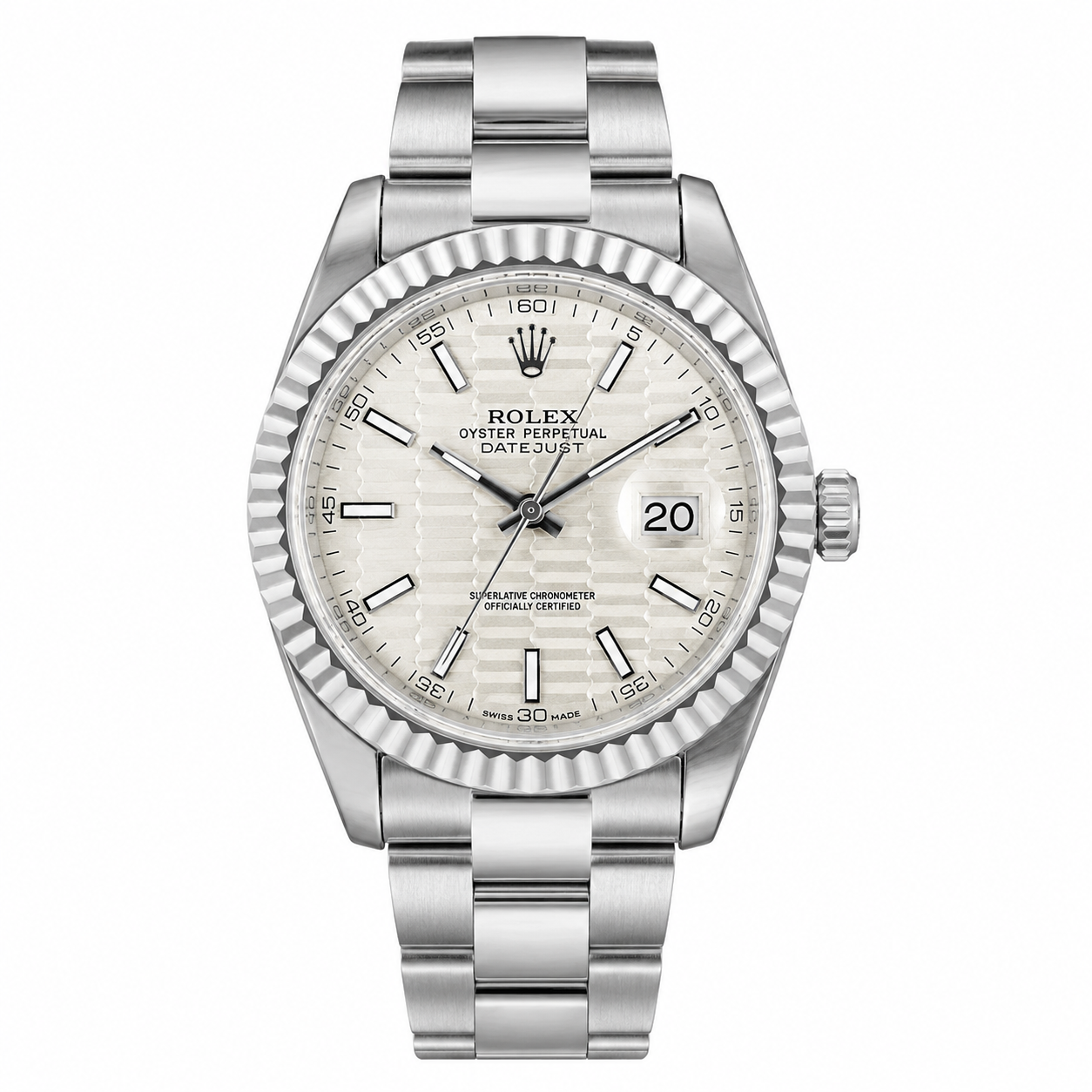 Rolex Classic Silver Luxury Watch for Men – Elegant Analog Wrist Watch
