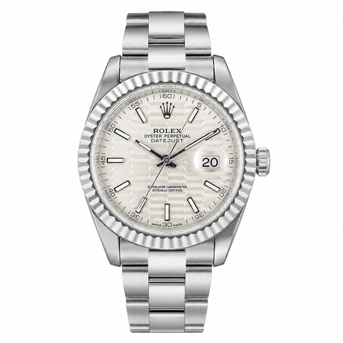 Rolex Classic Silver Luxury Watch for Men – Elegant Analog Wrist Watch