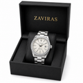 Rolex Classic Silver Luxury Watch for Men – Elegant Analog Wrist Watch